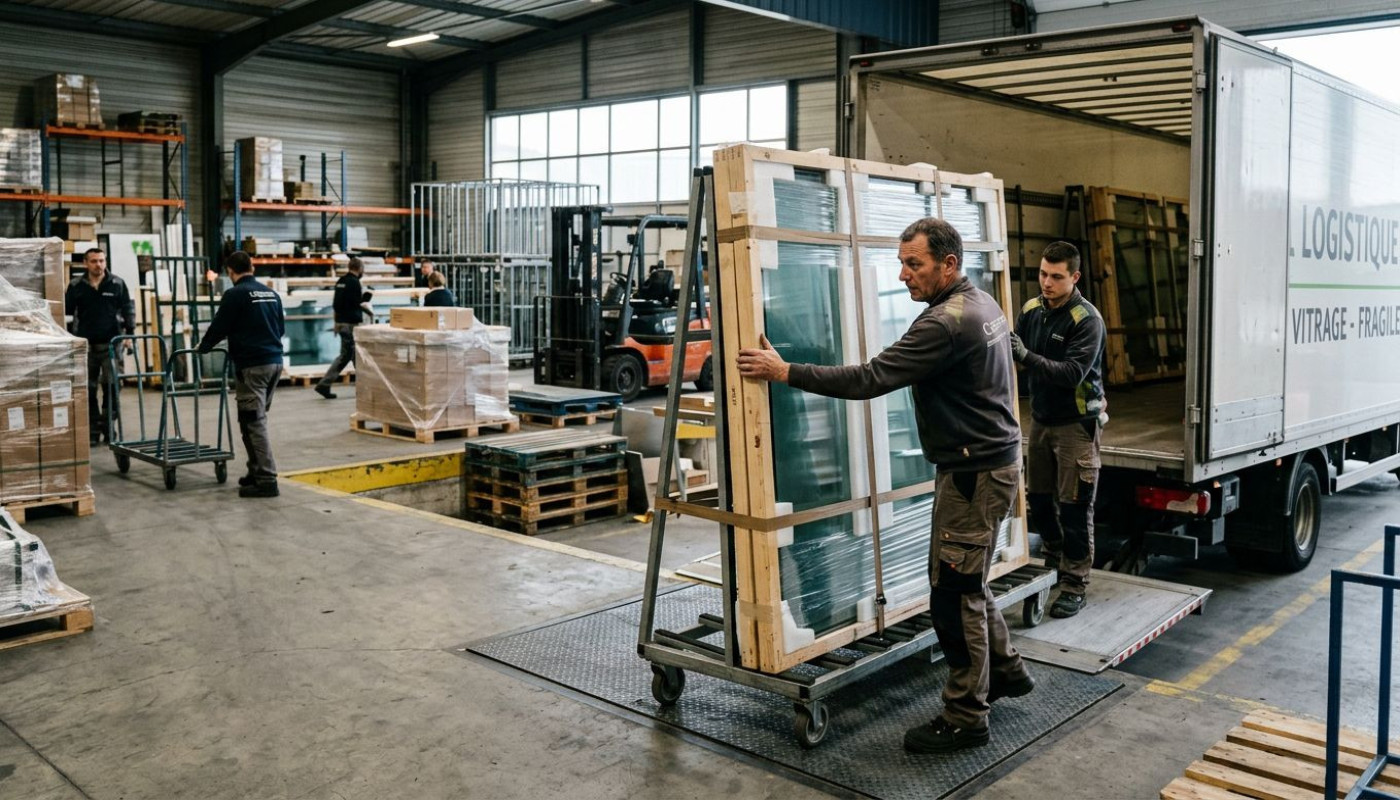 Livrer du vitrage fragile : coulisses d’une logistique sous haute tension